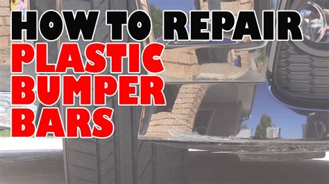 how to fix a crease in a plastic bumper